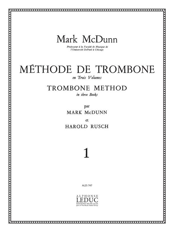 Methode de Trombone Vol.1