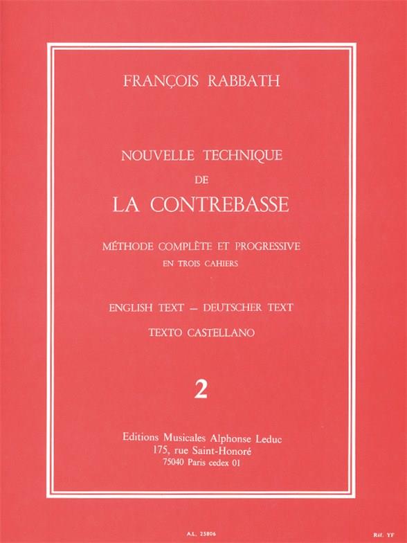 François Rabbath: New Technique for the Double Bass