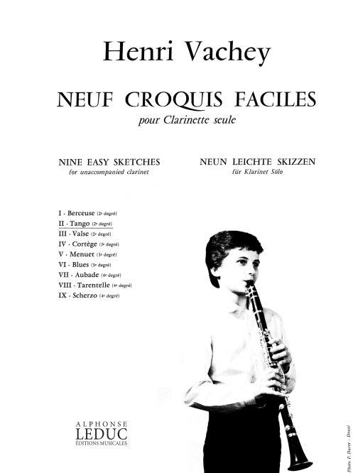 Henri Vachey: 9 Croquis faciles No.2: Tango