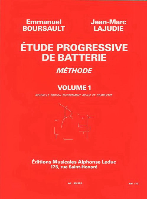 Boursault-Lajud: Etude Progressive De Batterie 1