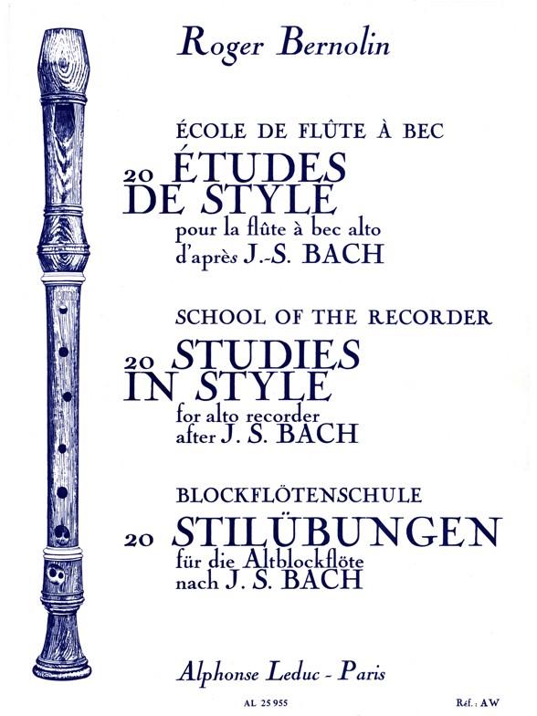 Bach: 20 Etudes De Style