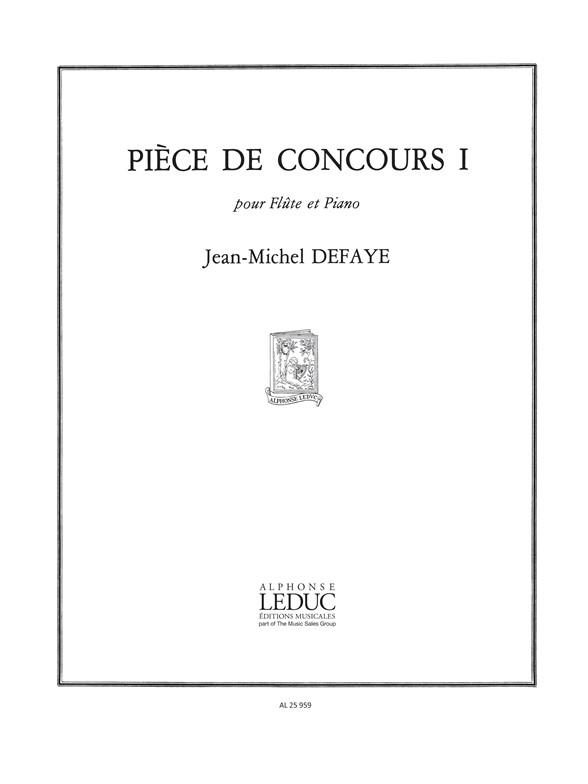J.M. Defaye: Piece De Concours 1