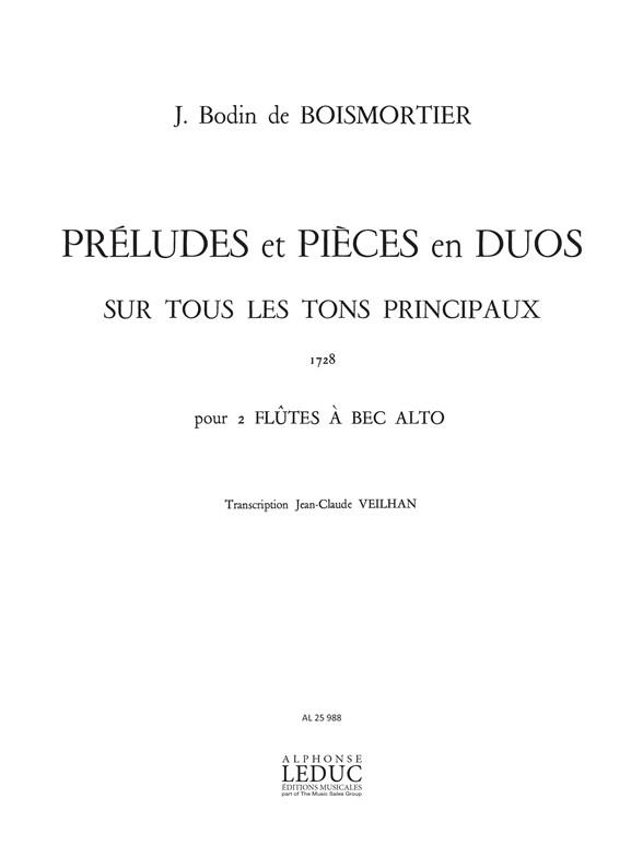 Preludes et Pieces en Duos