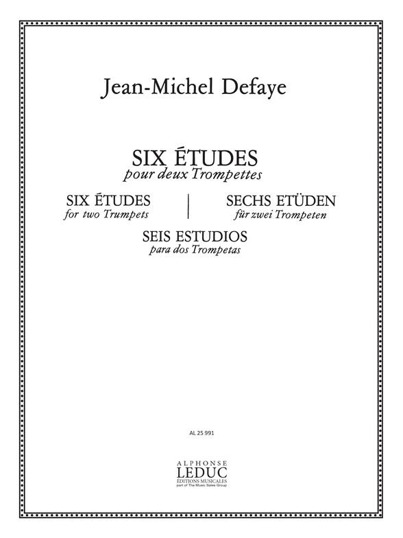J.M. Defaye: 6 Etudes