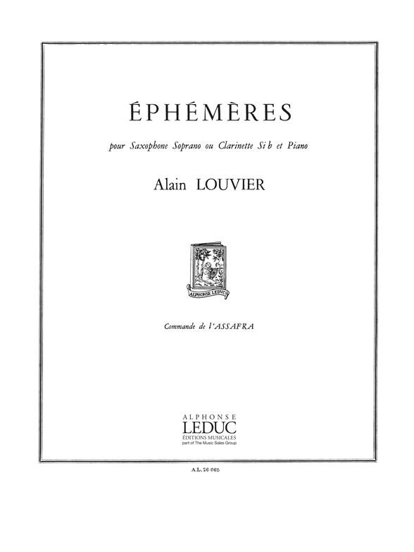 Alain Louvier: Ephemeres