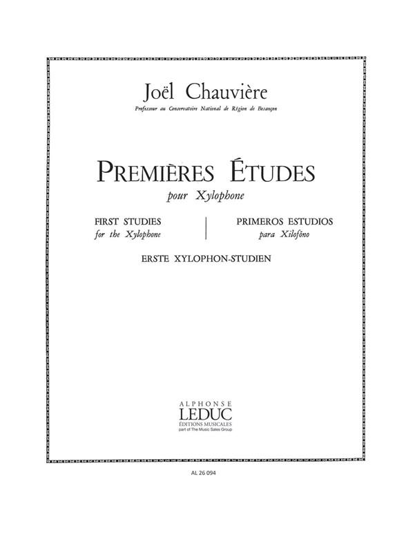 Chauviere: Premieres Etudes