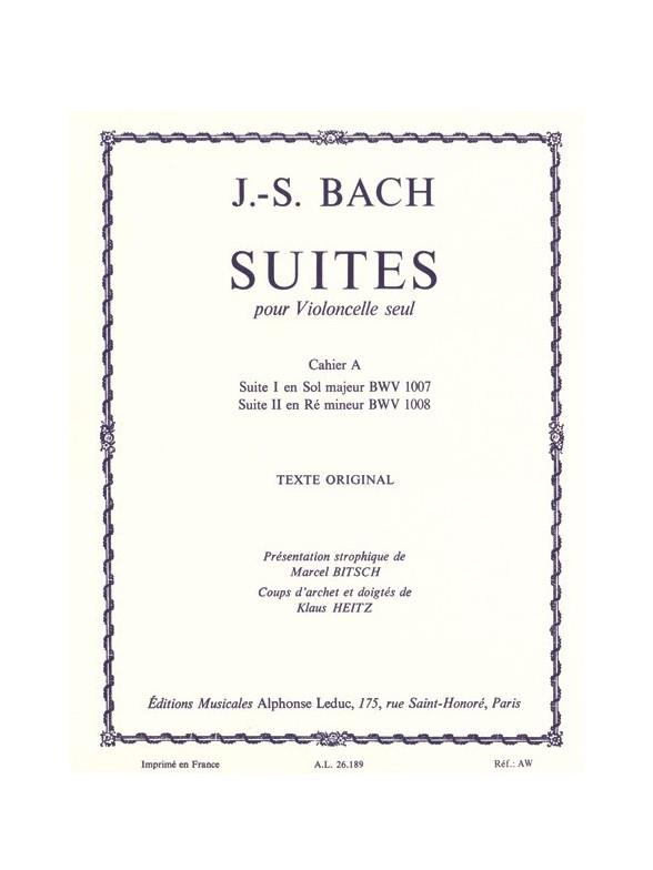 Bach: Suites pour Violoncelle seul