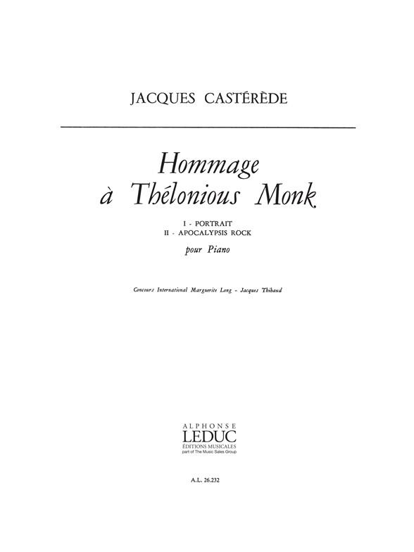 Casterede: Hommage A Thelonious Monk