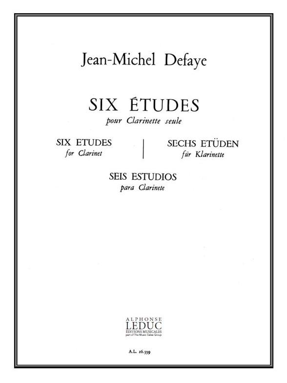 J.M. Defaye: 6 Etudes