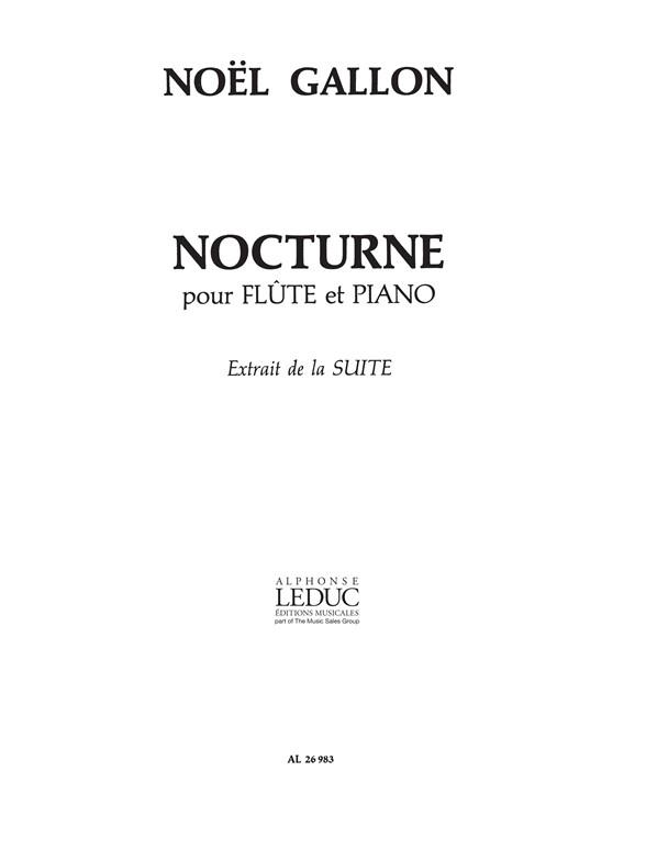 Noel-Gallon: Nocturne Extrait De Suite