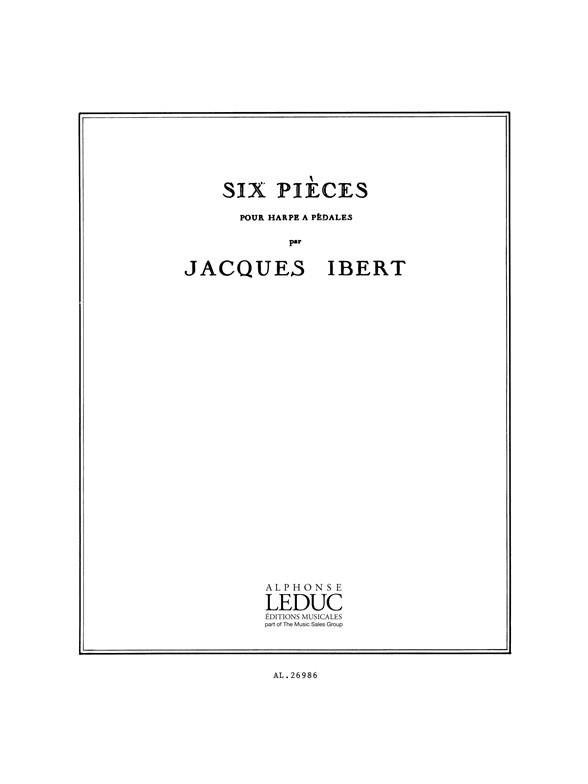 Jacques Ibert: Six Pieces for Harp