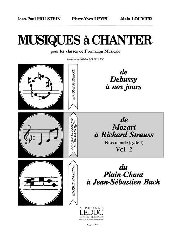 Level Musiques A Chanter Cycle 1 Niveau Vol 2