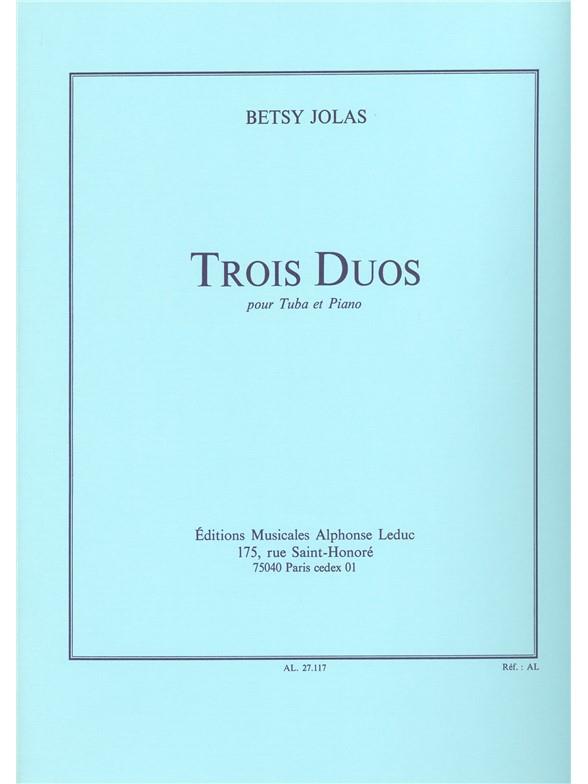 Betsy Jolas: 3 Duos