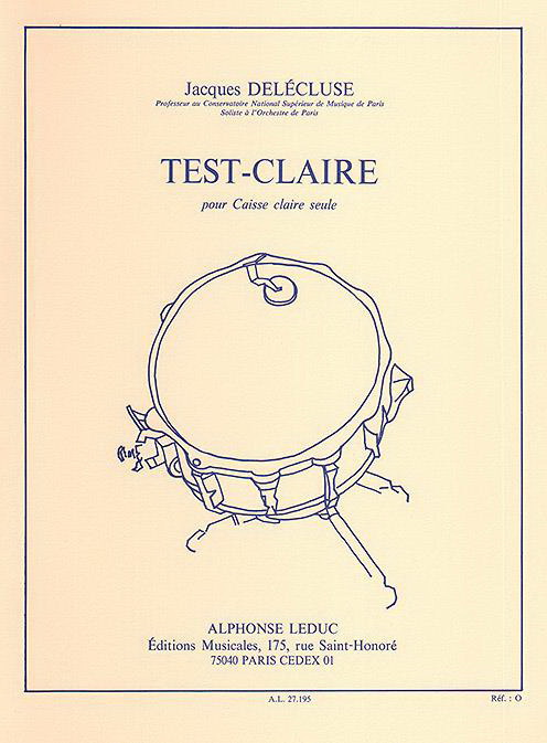 Jacques Delécluse: Test-Claire