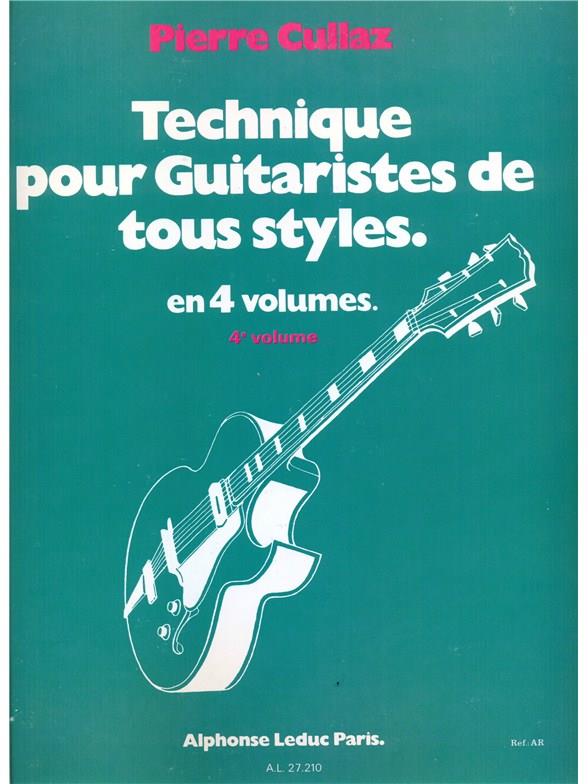 Cullaz: Technique pour guitaristes tous styles vol 4/4