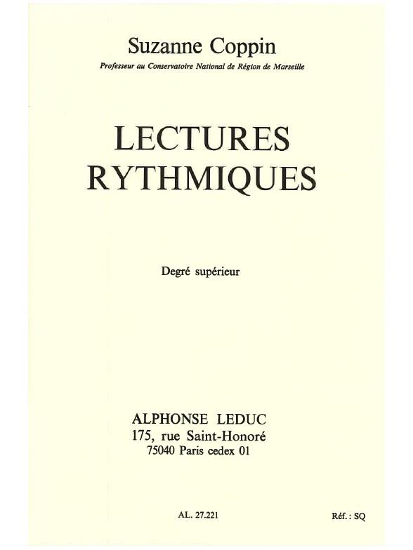 Lectures Rythmiques Degre Superieur