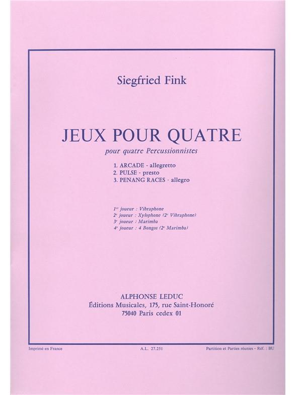 Siegfried Fink: Jeux pour Quatre