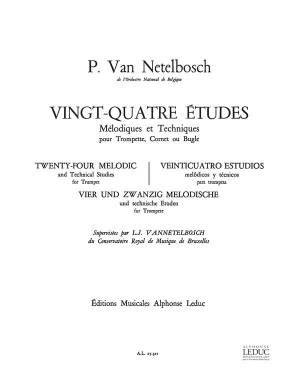 Vannetelbosch: Etudes