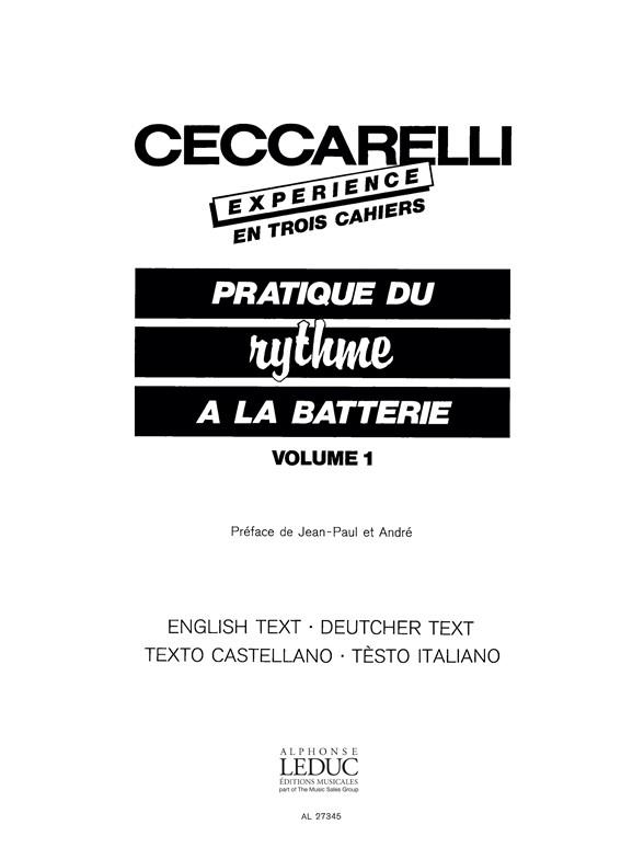 Ceccarelli-Experience Vol.1