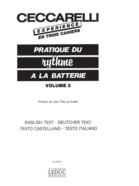 Ceccarelli-Experience Vol.3