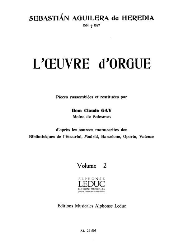 l'Oeuvre d'Orgue Vol.2