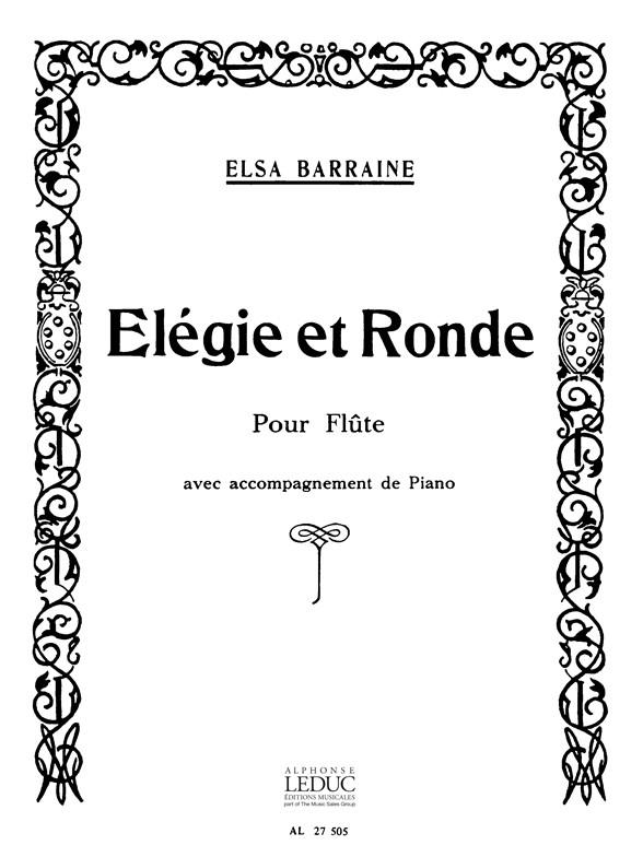 Barraine: Elegie Et Ronde