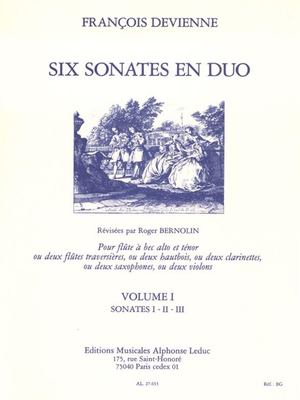 Fran?ois Devienne: 6 Sonates en Duo Vol.1