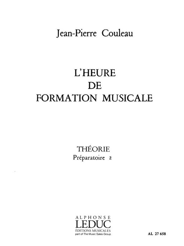 Heure de Formation Musicale Preparatoire 2 Theorie