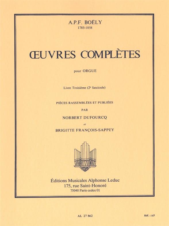Boely: Complete Works For Organ Volume 2