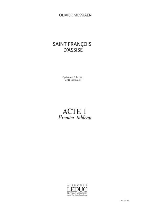 Olivier Messiaen: St. Francis of Assisi