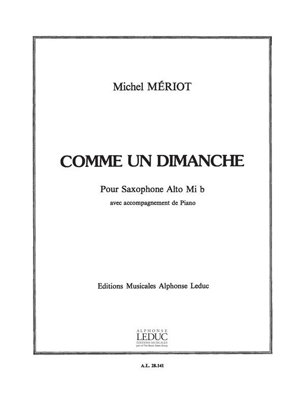 Meriot: Comme Un Dimanche