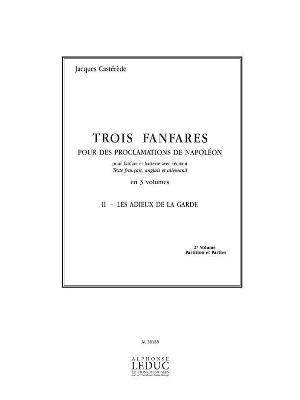 3 Fanfares pour des Proclamations de Napoleon v 2