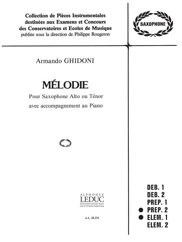 Armando Ghidoni: Melodie