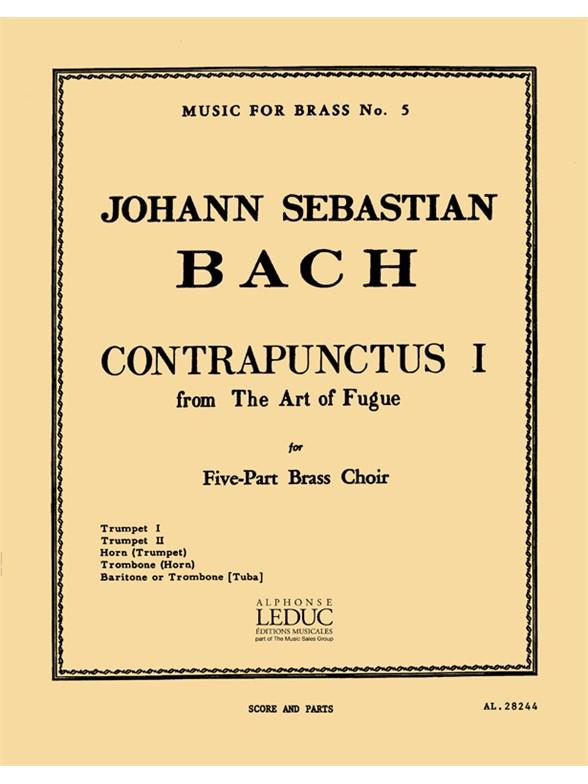 Bach: Art Of Fugue/Contrapunctus 1