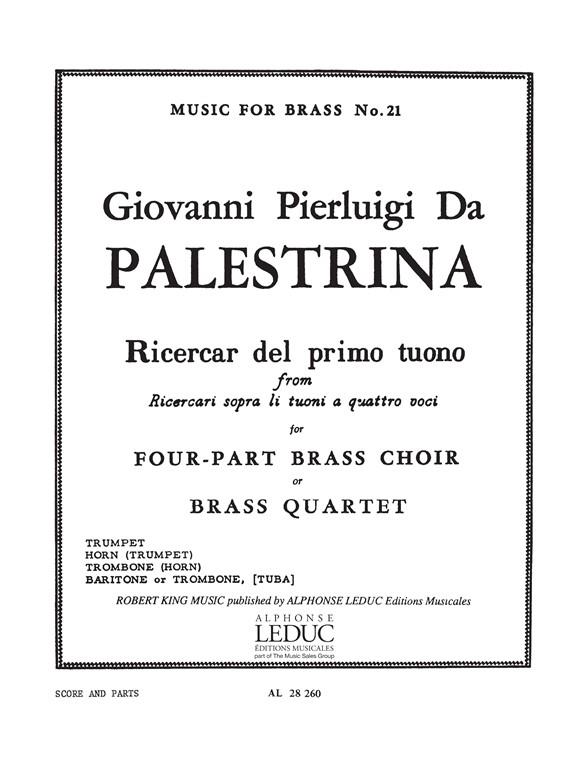 Palestrina: Ricercar Del Primo Tuono