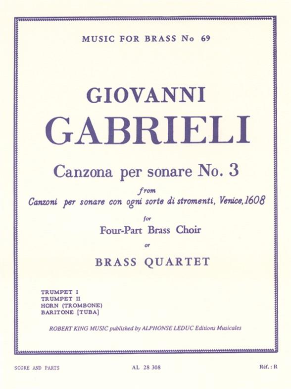 Andrea Gabrieli: Canzona Per Sonare N03
