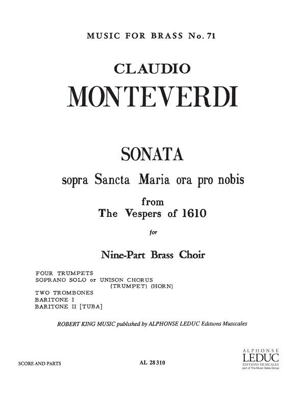 Monteverdi: Sonata Sopra Sancta Maria
