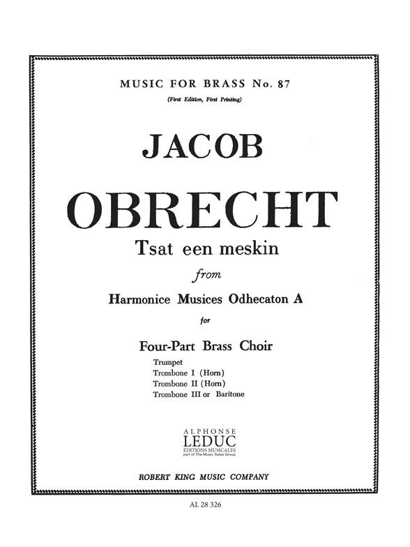Obrecht: Tsat Een Meskin