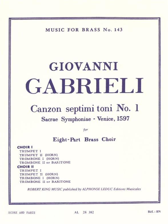 Canzon septimi toni No. 1