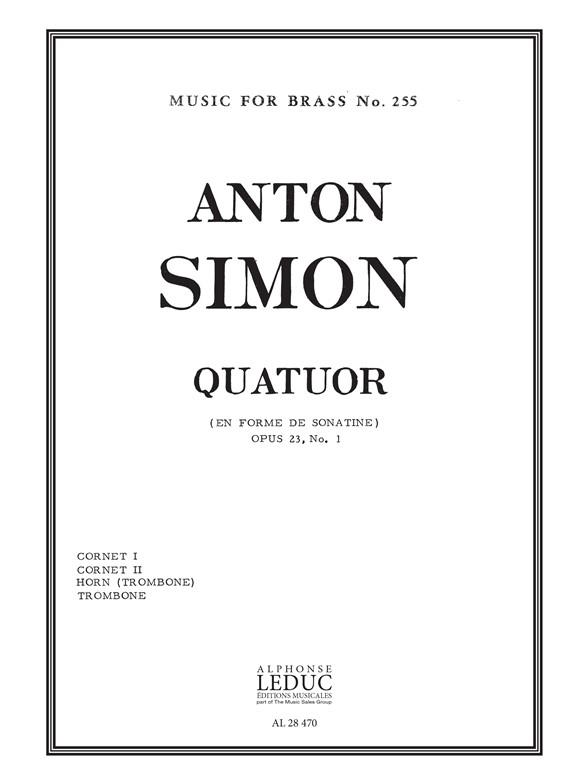 Simon: Quatuor Op21/N01