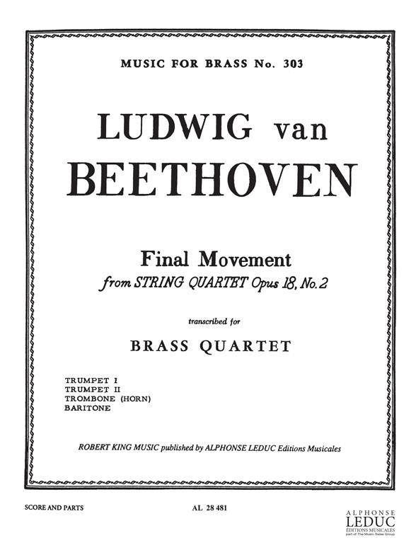 Beethoven: Final Movement Op18 N02