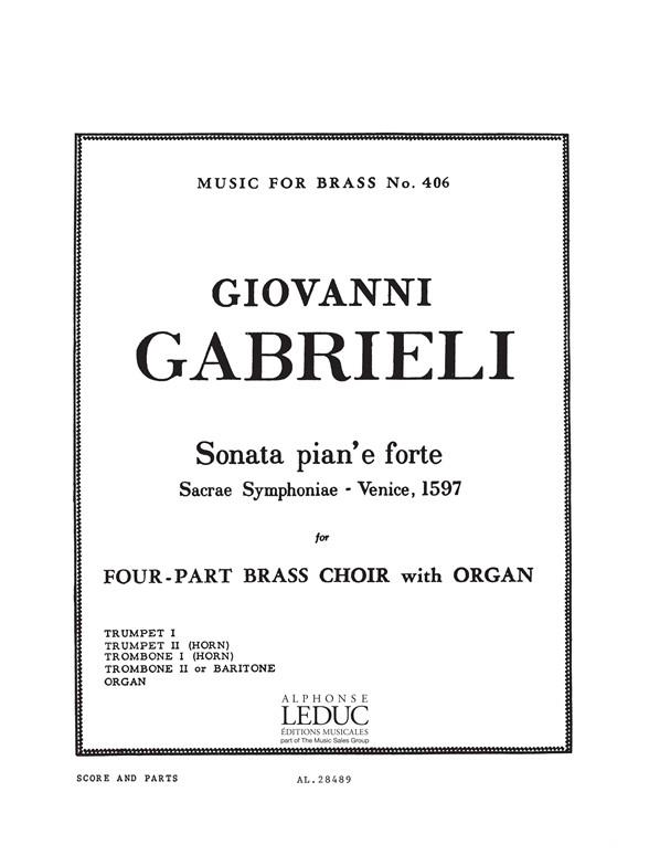 Andrea Gabrieli: Sonata Pian'E Forte