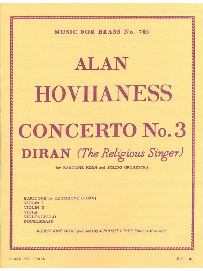 Alan Hovhaness: Concerto No.3