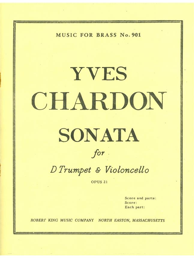 Yves Chardon: Sonate Op.21