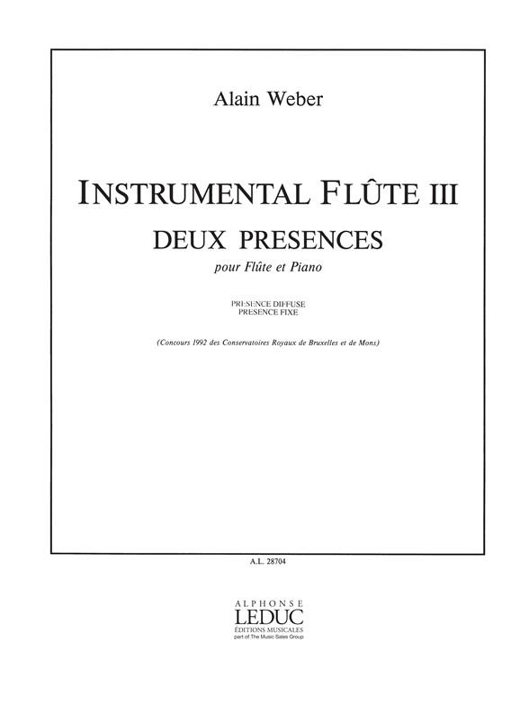 Anton von Weber: Instrumental Flute 3