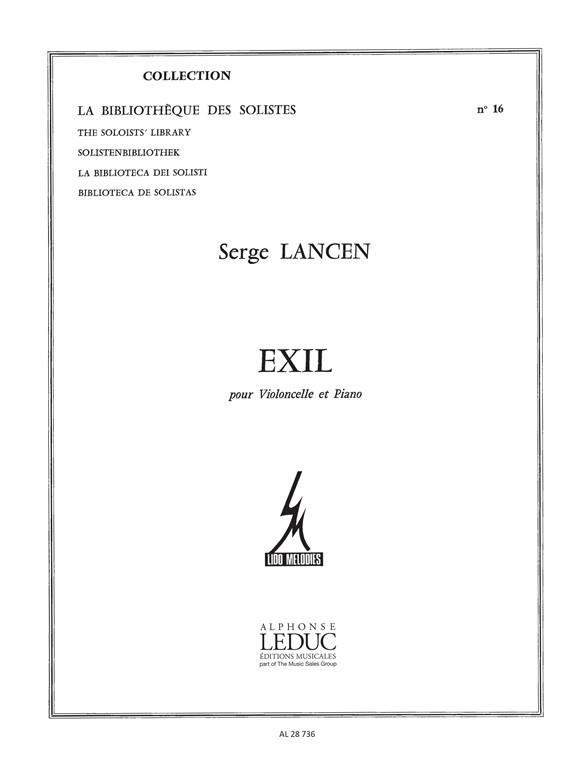 Serge Lancen: Exil