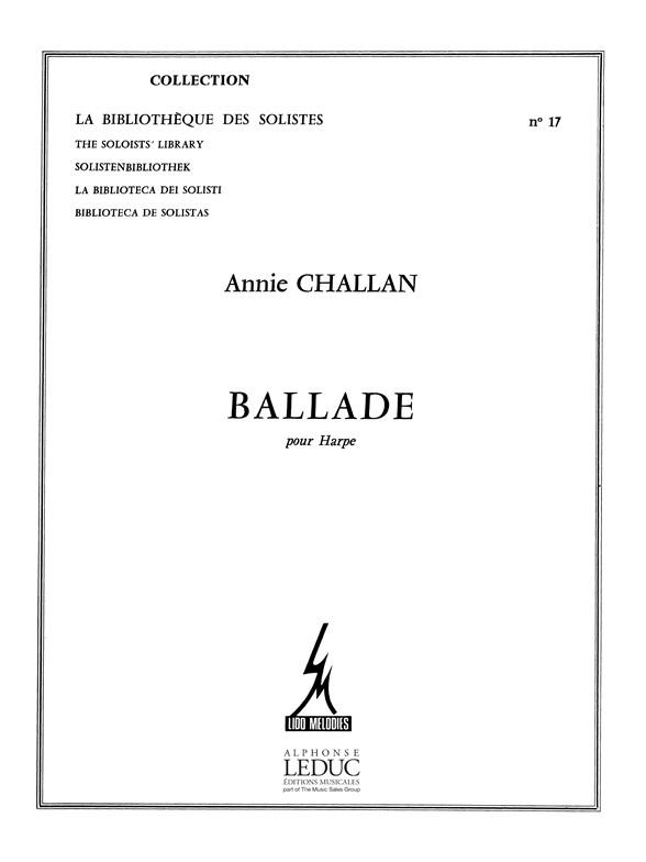 A. Challan: Ballade Harpe - Lm017