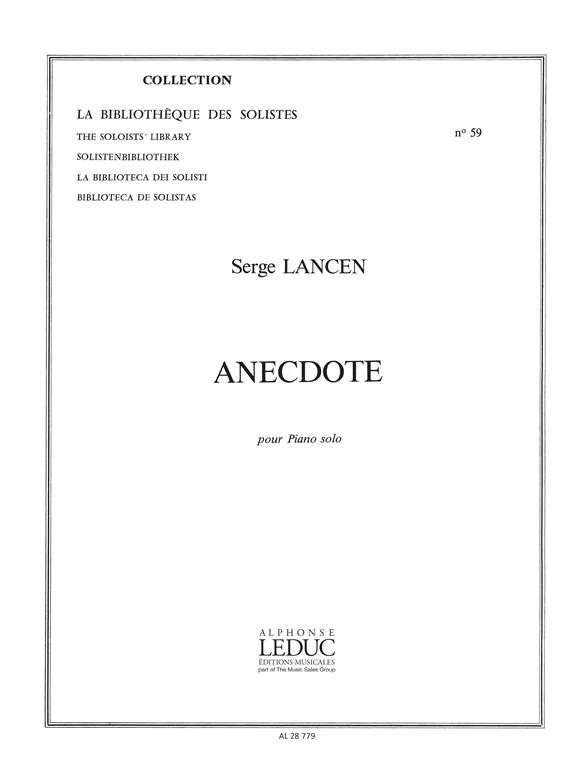 Serge Lancen: Anecdote