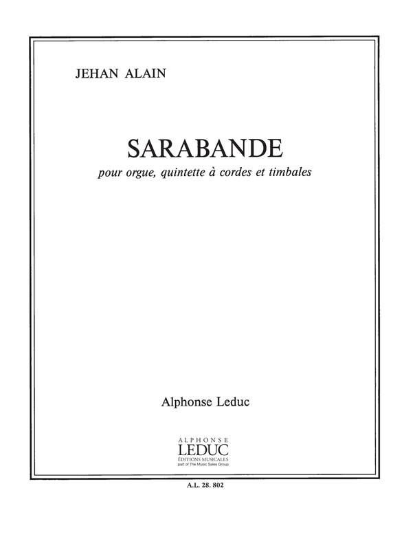 Jehan Ariste Alain: Sarabande