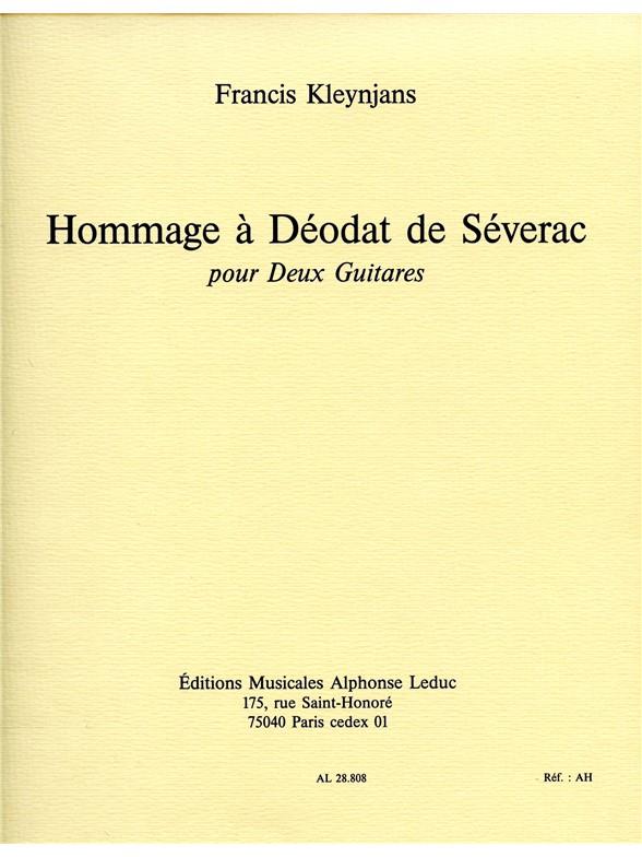 Kleynjans: Hommage A Deodat De Severac